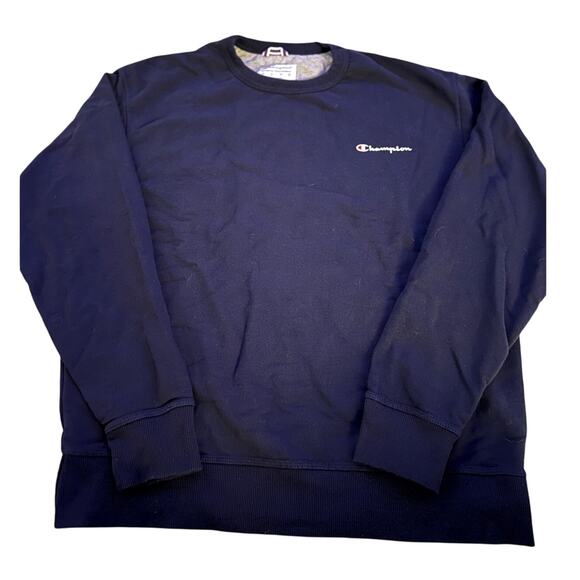 Champion Navy Blue Authentic Athleticwear Sweatshirt Large - Picture 1 of 6
